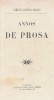 CASTELLO-BRANCO (CAMILO) – ANNOS DE PROSA