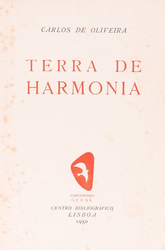 OLIVEIRA (CARLOS DE) – TERRA DE HARMONIA