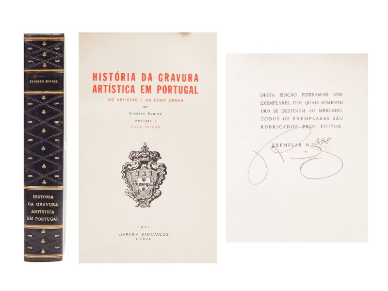 SOARES (ERNESTO) – HISTÓRIA DA GRAVURA ARTÍSTICA EM PORTUGAL