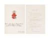 SOUSA (JOSÉ DE CAMPOS E) – LIVRO DE BRAZOENS COPIADOS DE VARIAS PEÇAS DE LOIÇA ARMORIADA