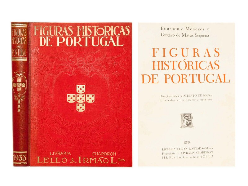 MENESES (BOURBON E) & SEQUEIRA (GUSTAVO DE MATOS) – FIGURAS HISTÓRICAS DE PORTUGAL