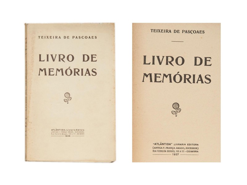 PASCOAES (TEIXEIRA DE) – LIVRO DE MEMÓRIAS