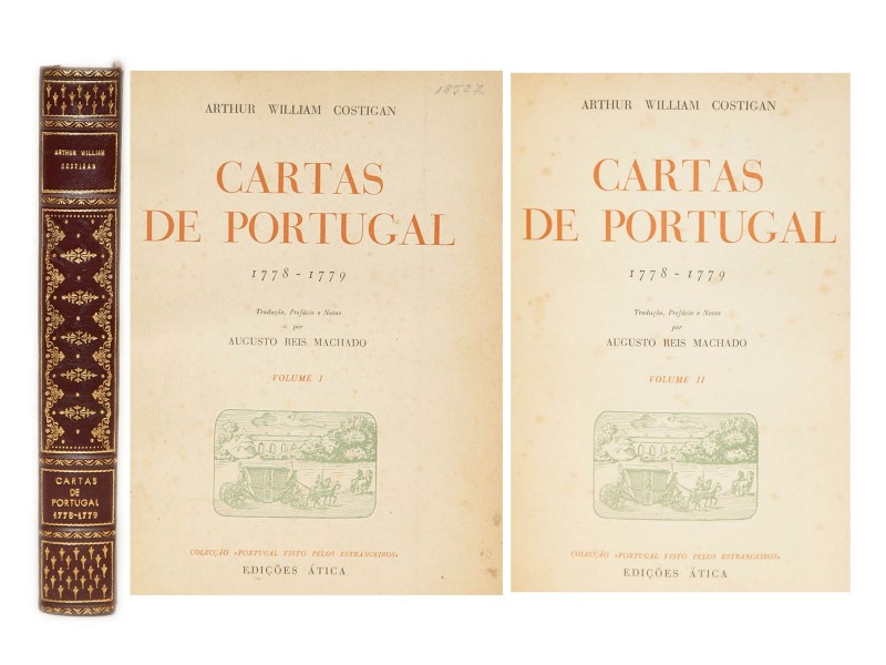 COSTIGAN (ARTHUR WILLIAM) – CARTAS DE PORTUGAL 1778-1779