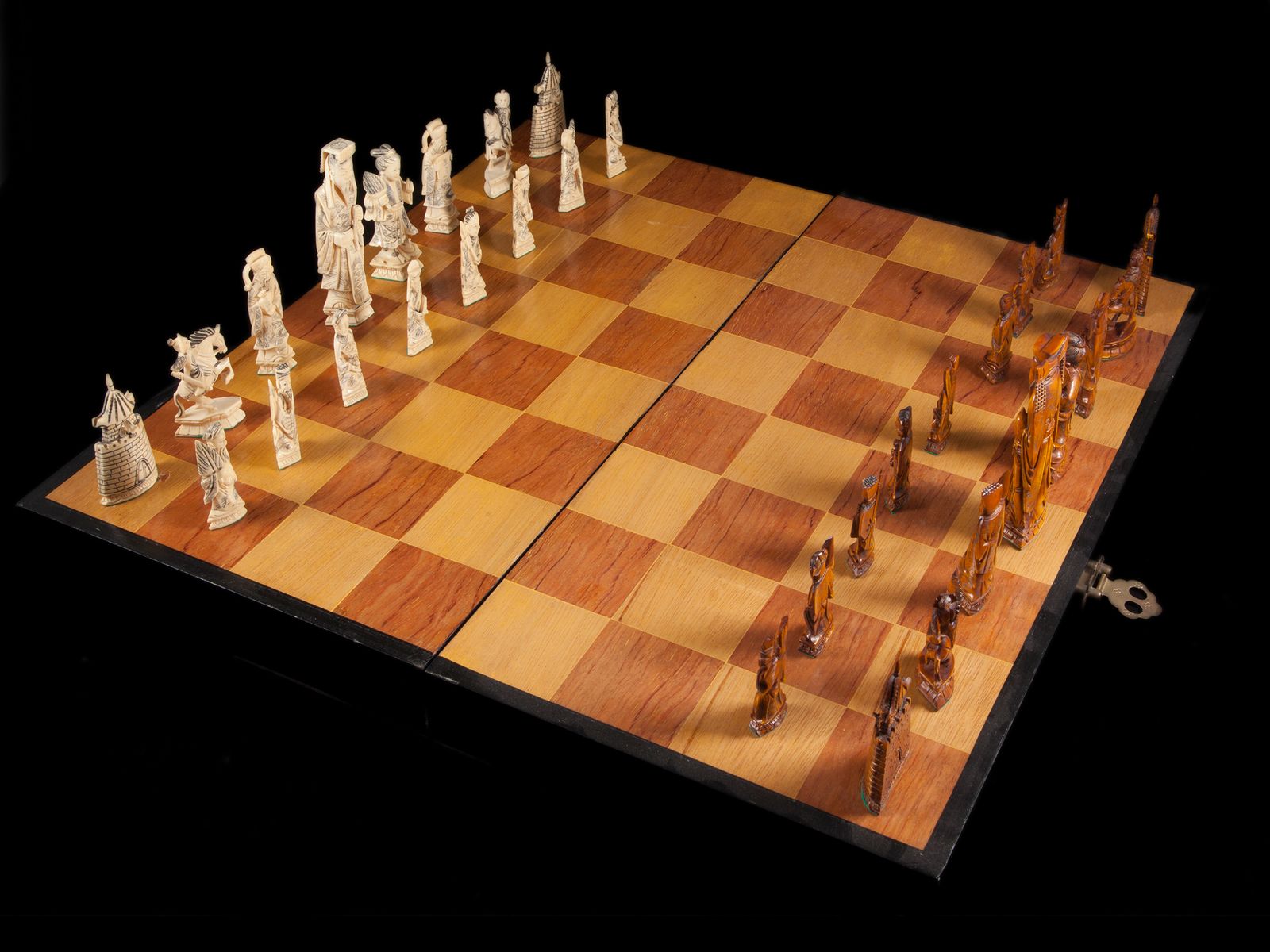 Tabuleiro de Xadrez Chinês - Jogos de tabuleiro de madeira