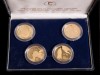 QUATRO MOEDAS EM OURO DE (200 ESCUDOS)