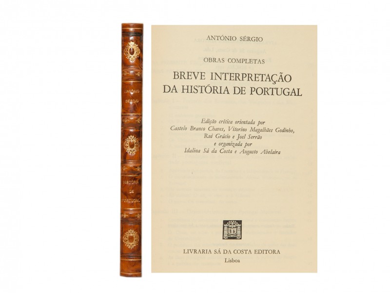 SÉRGIO (ANTÓNIO) – BREVE INTERPRETAÇÃO DA HISTÓRIA DE PORTUGAL