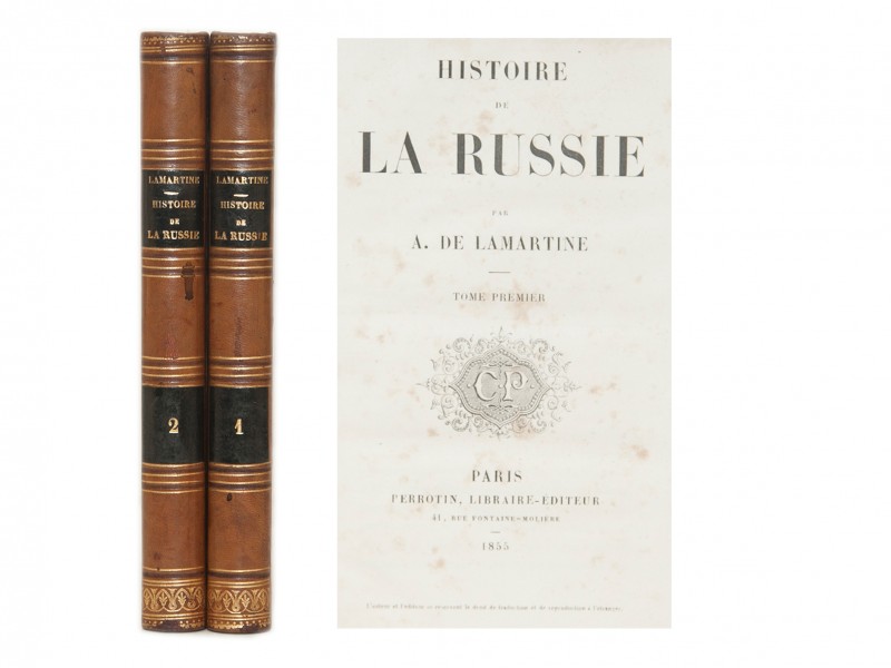 LAMARTINE (ALPHONSE DE) – HISTOIRE DE LA RUSSIE
