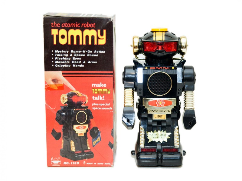 BRINQUEDO “THE ATOMIC ROBOT TOMMY”