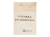 MOISY – O VINHOLA DOS PROPRIETARIOS, OU AS CINCO ORDENS. DE ARCHITECTURA SEGUNDO J. BARROZIO DE VINHOLA.