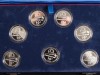 COLECÇÃO DE SETE MOEDAS EM PRATA PROOF • COPA DO MUNDO • FIFA • 10 FRANCOS • 1998