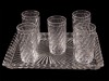 TABULEIRO COM CINCO COPOS “BACCARAT”