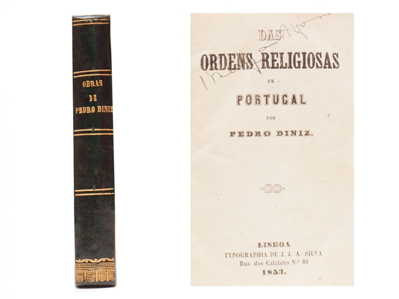 DINIZ (PEDRO) – DAS ORDENS RELIGIOSAS EM PORTUGAL