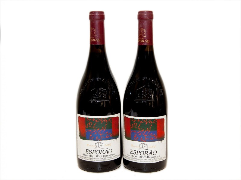 DUAS GARRAFAS DE VINHO TINTO DO ALENTEJO