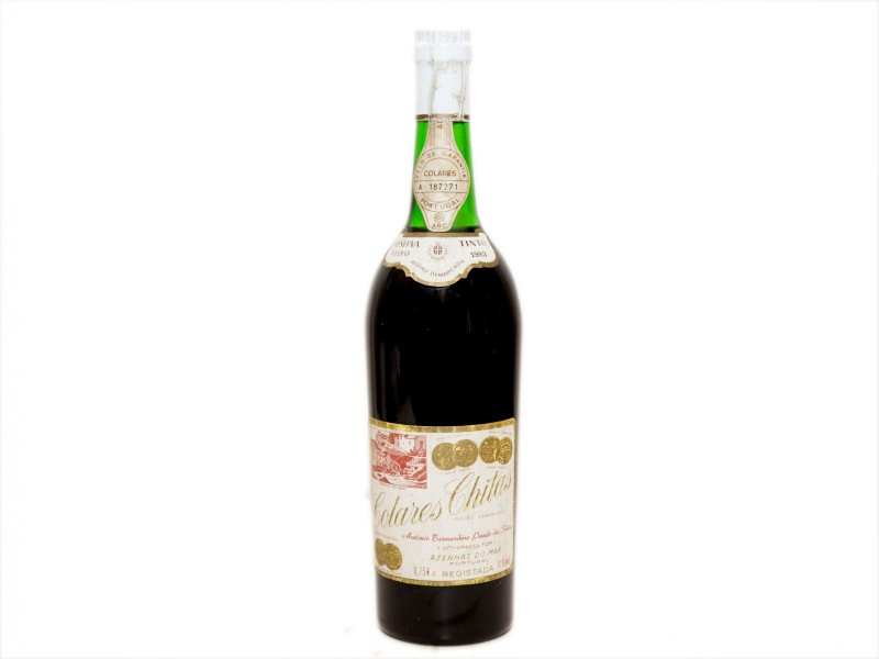 GARRAFA DE VINHO TINTO DE MESA DE COLARES