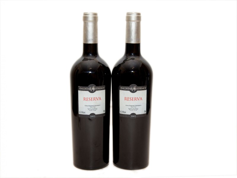 DUAS GARRAFAS DE VINHO TINTO REGIONAL ALENTEJANO
