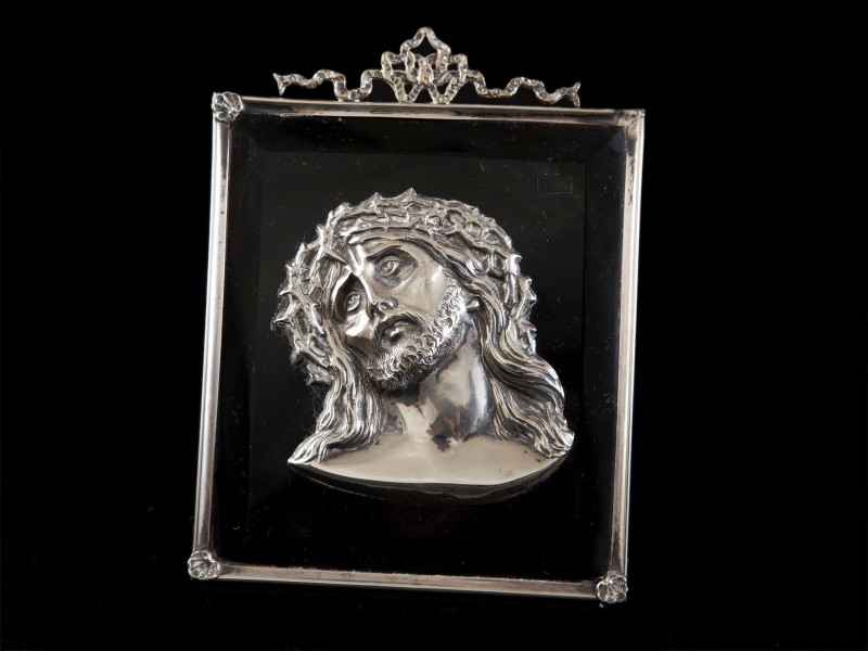 CABEÇA DE JESUS CRISTO EMOLDURADA