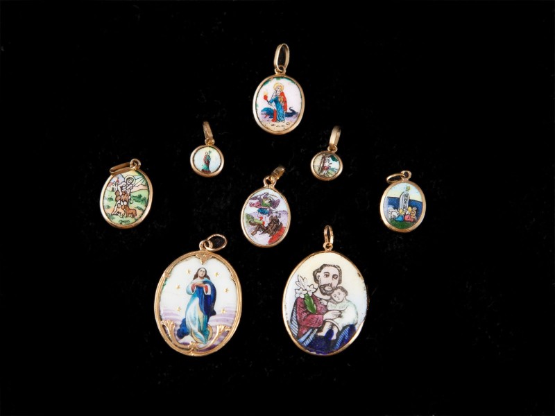 COLECÇÃO DE MEDALHAS RELIGIOSAS