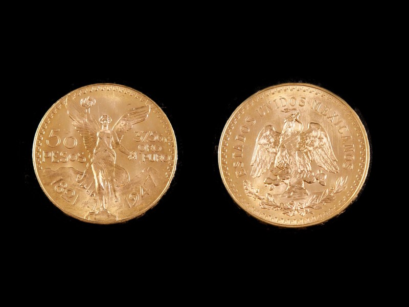 MOEDA EM OURO – 50 PESOS MEXICANOS