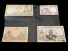 COLECÇÃO DE NOTAS E MOEDAS ESTRANGEIRAS