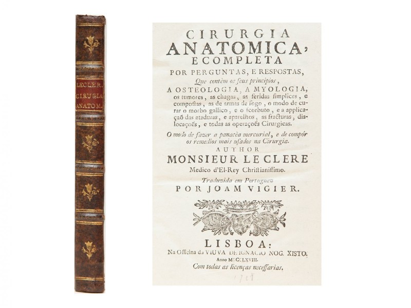 LE CLERE (MONSIEUR) – CIRURGIA ANATOMICA, E COMPLETA