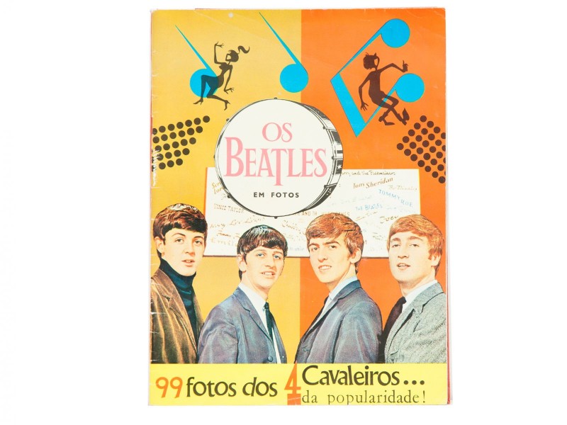 RARA CADERNETA ● OS BEATLES COM 99 FOTOGRAFIAS A PRETO E BRANCO