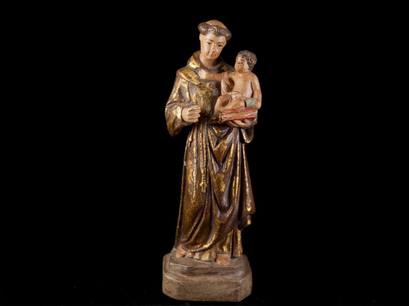 SANTO ANTÓNIO COM MENINO JESUS SALVADOR DO MUNDO