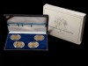 QUATRO MOEDAS EM OURO DE (100 ESCUDOS)