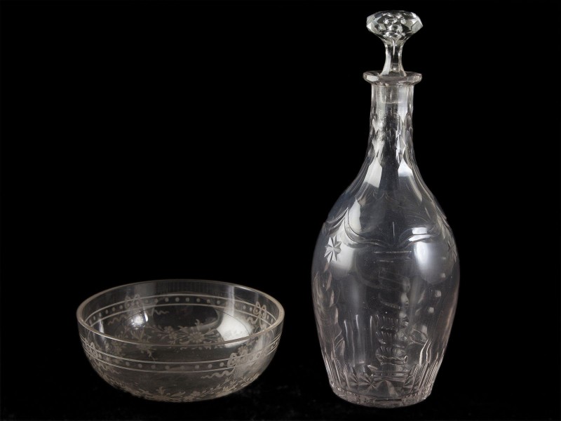 GARRAFA LICOREIRA E TAÇA