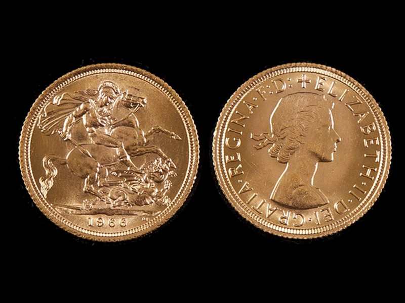 LIBRA EM OURO - RAINHA ISABEL II