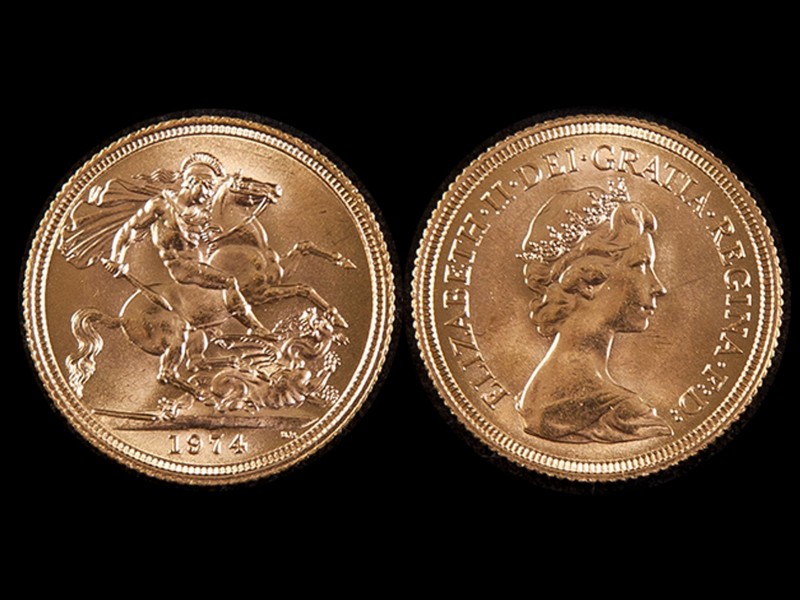 LIBRA EM OURO - RAINHA ISABEL II