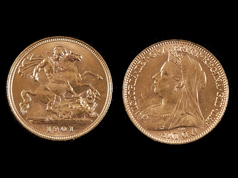 ½ LIBRA EM OURO - VICTORIA