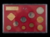 COLECÇÃO DE NOVE MOEDAS DA UNIÃO DAS REPÚBLICA SOCIALISTA SOVIÉTICA EM ESTOJO ORIGINAL