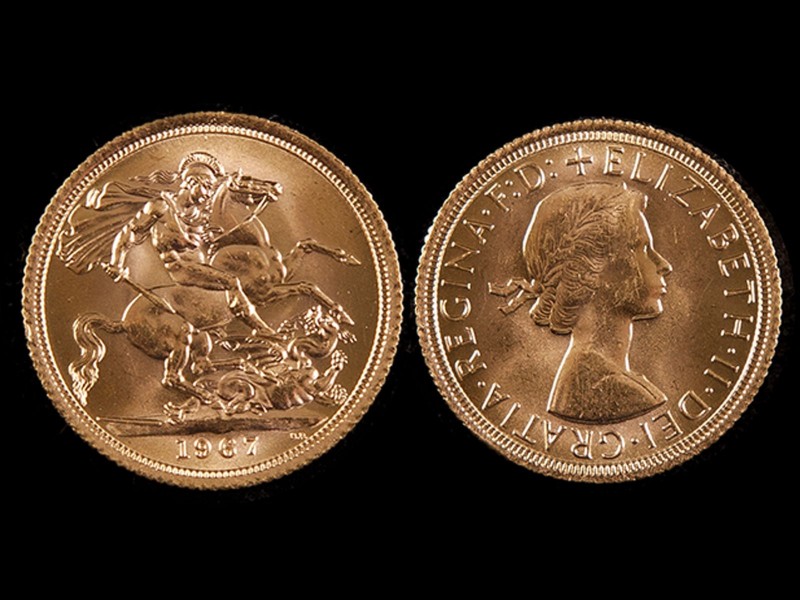 LIBRA EM OURO - RAINHA ISABEL II