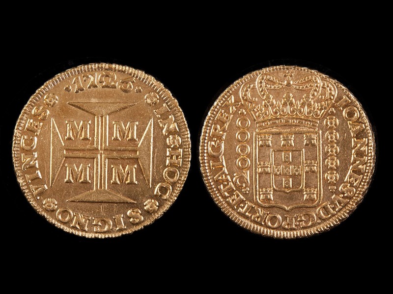 VALIOSA MOEDA EM OURO - D. JOÃO V (1706-1750)