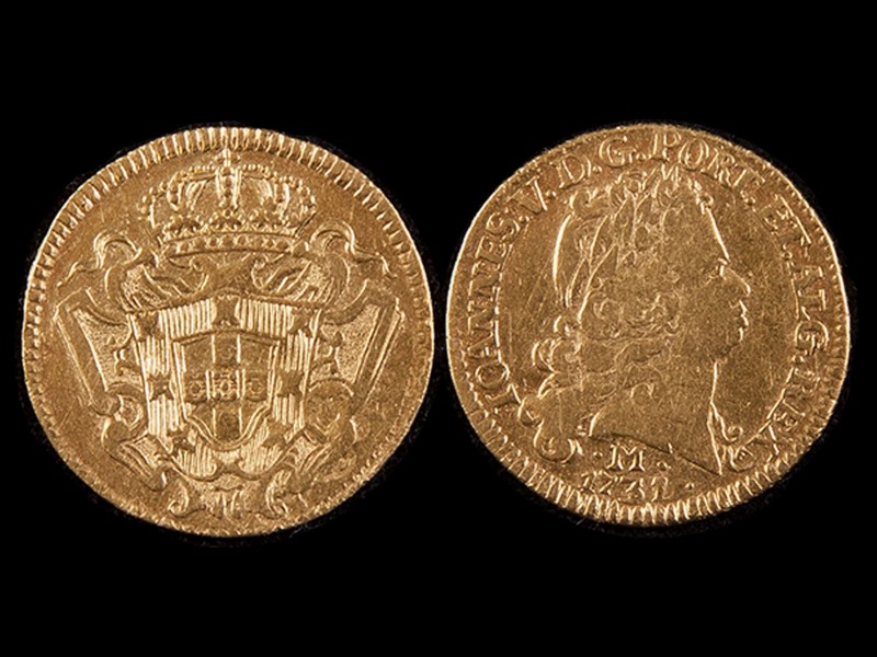MOEDA EM OURO - D. JOÃO V (1706-1750)