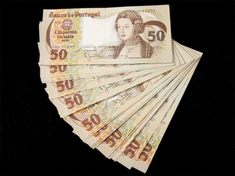 NOTAS EMITIDAS PELO BANCO DE PORTUGAL 