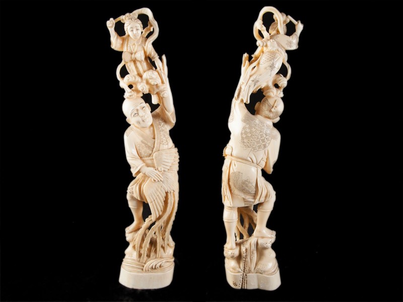 OKIMONO COM FIGURA FEMININA