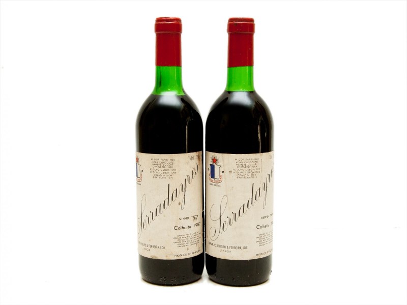 DUAS GARRAFAS DE VINHO TINTO DE MESA DO TEJO