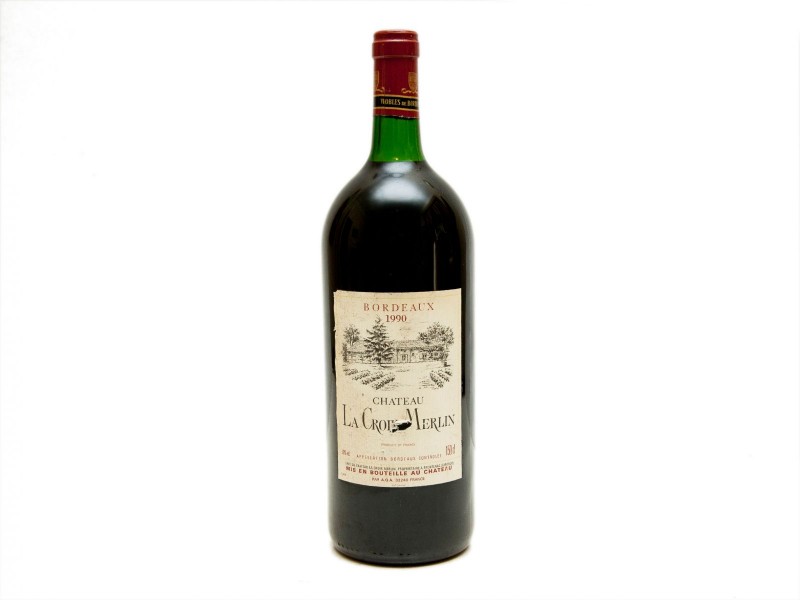 GARRAFA MAGNUM DE VINHO TINTO DE MESA FRANCÊS