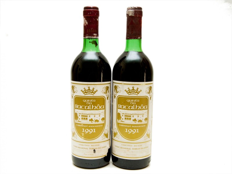 DUAS GARRAFAS DE VINHO TINTO DE MESA REGIONAL TERRAS DO SADO