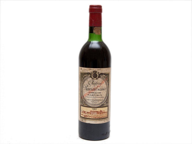 GARRAFA DE VINHO TINTO DE MESA FRANCÊS DA REGIÃO DE BORDÉUS