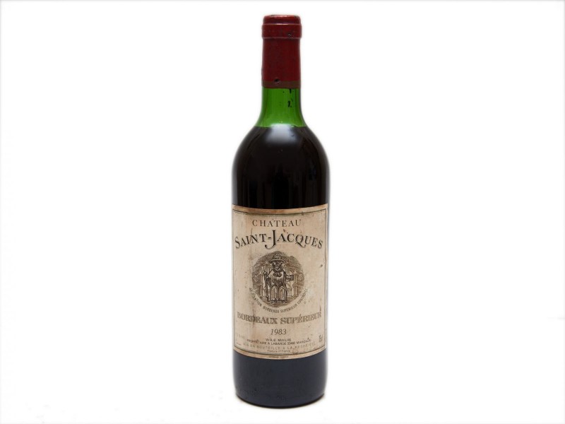 GARRAFA DE VINHO TINTO DE MESA FRANCÊS DA REGIÃO DE BORDÉUS