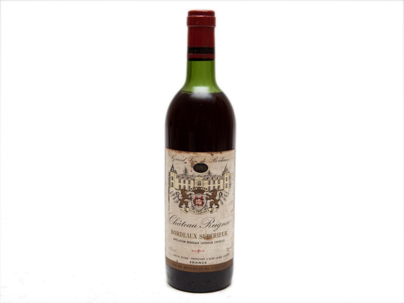 GARRAFA DE VINHO TINTO DE MESA FRANCÊS DA REGIÃO DE BORDÉUS