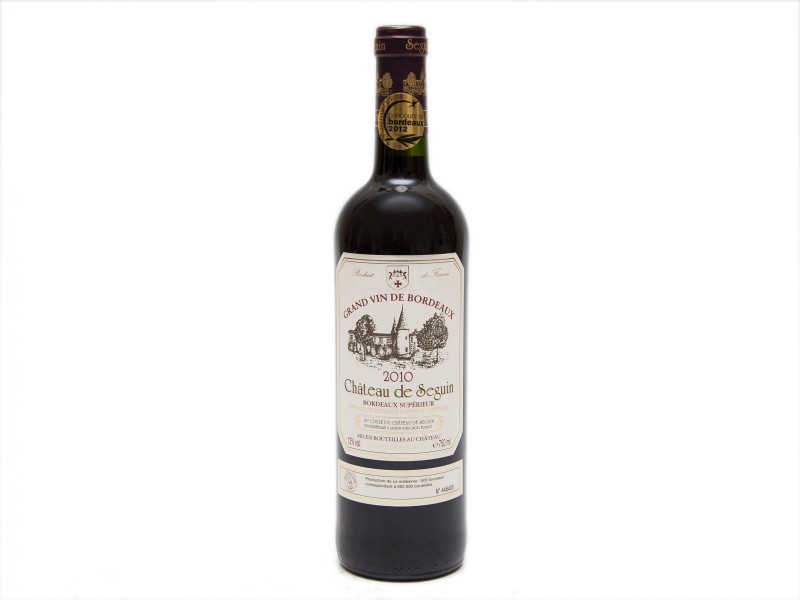 GARRAFA DE VINHO TINTO DE MESA FRANCÊS DA REGIÃO DE BORDÉUS