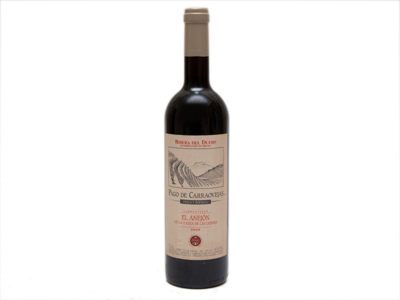 GARRAFA DE VINHO TINTO DE MESA ESPANHOL DA REGIÃO DE RIBERA DEL DUERO