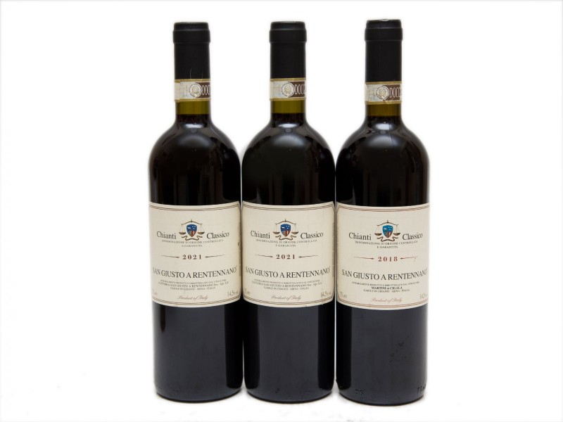 TRÊS GARRAFAS DE VINHO TINTO DE MESA ITALIANO