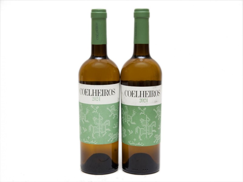DUAS GARRAFAS DE VINHO BRANCO DE MESA DO ALENTEJO