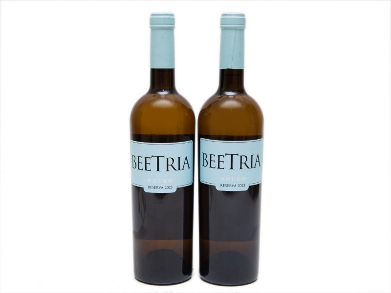 DUAS GARRAFAS DE VINHO BRANCO DE MESA DO DOURO