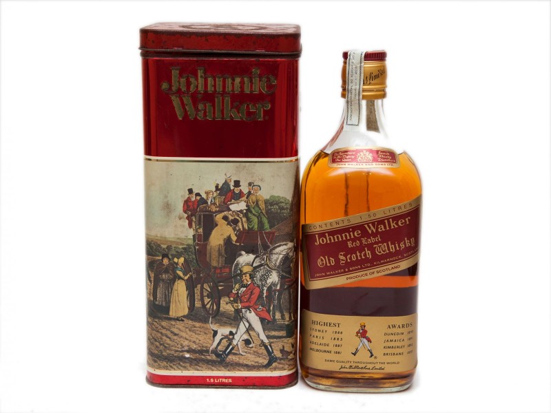 GARRAFÃO DE 1,50 L DE SCOTCH WHISKY