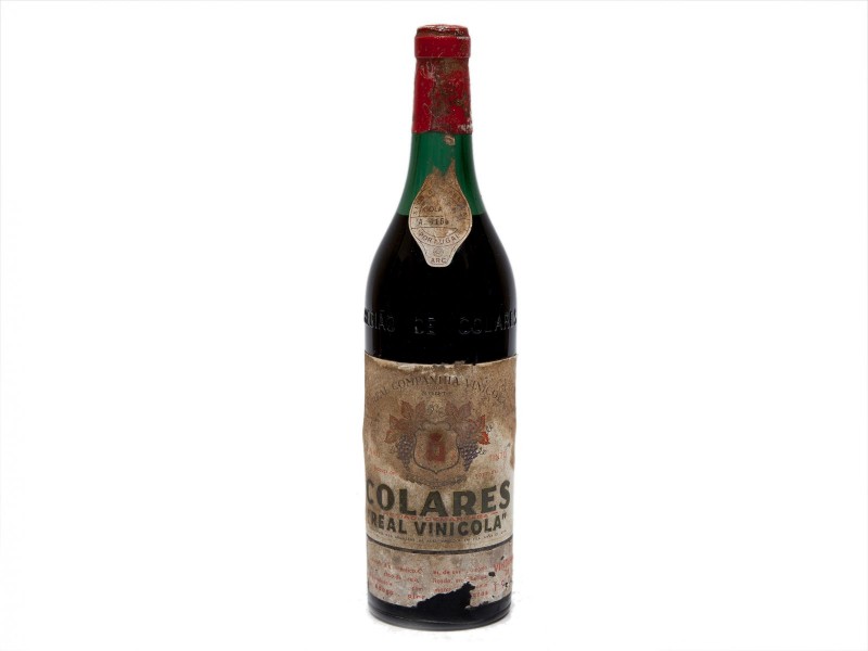 GARRAFA DE VINHO TINTO DE MESA DE COLARES